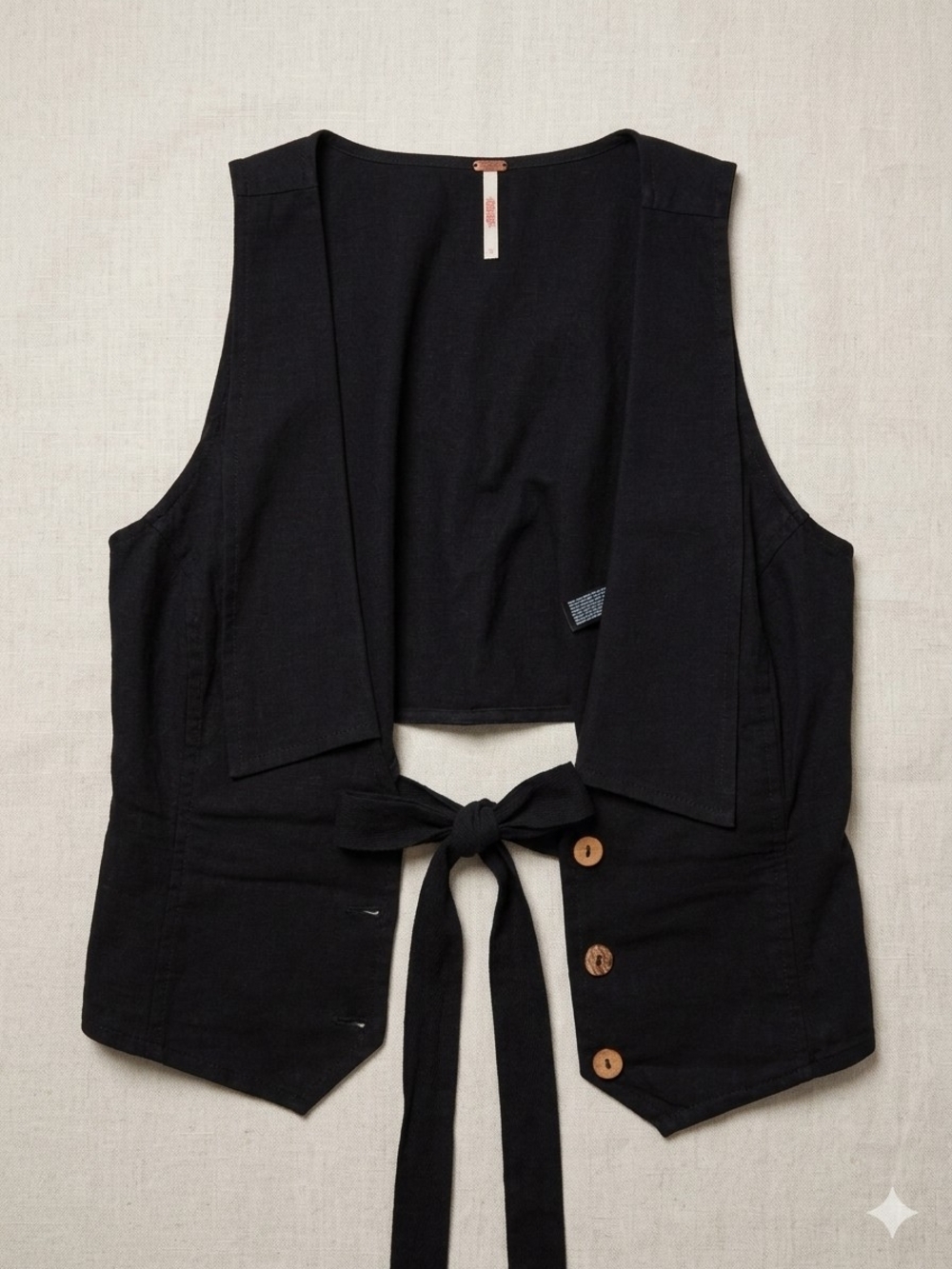 Free People Black Pullover Top